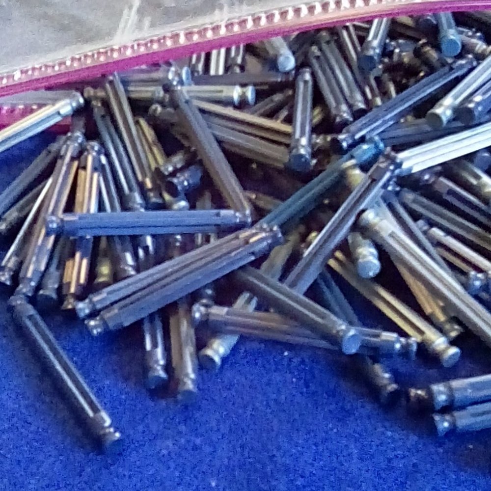 K'NEX 54mm rods blue, lt blue, gray